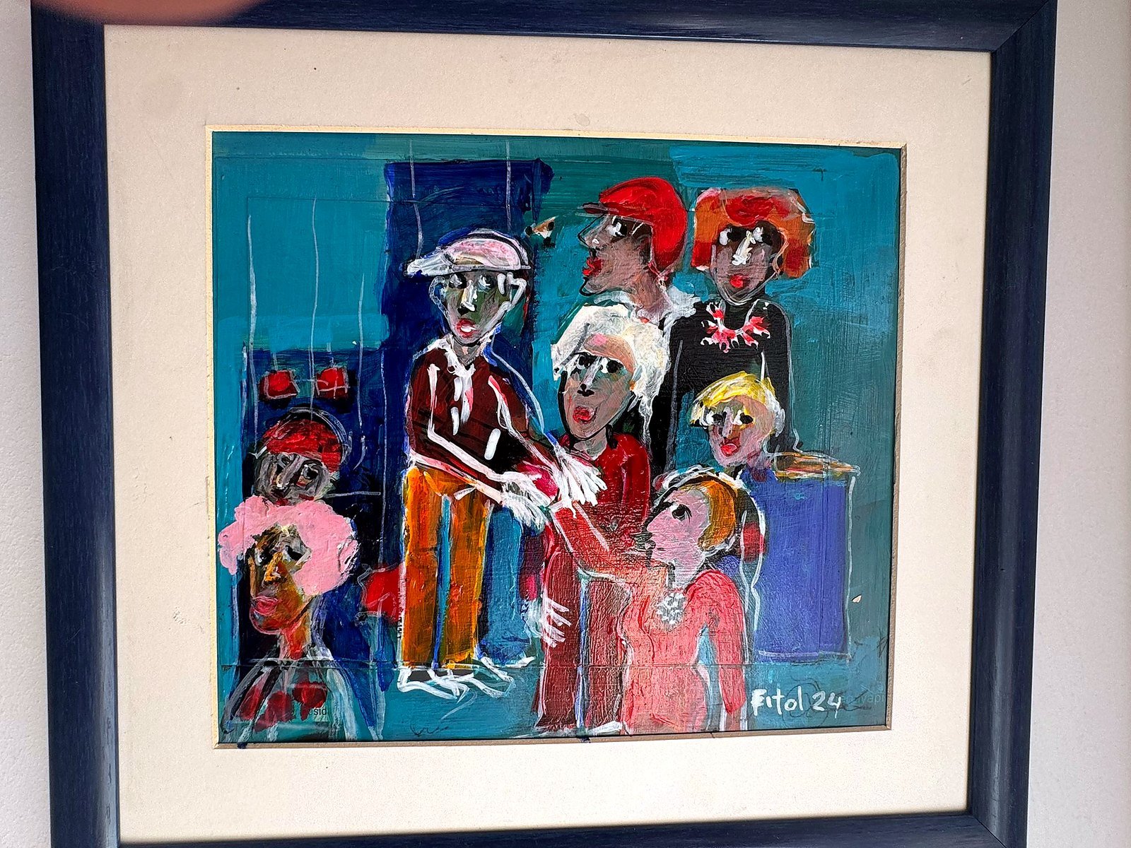 Family with red hats, 2024 — Ahmet Fitoloğlu