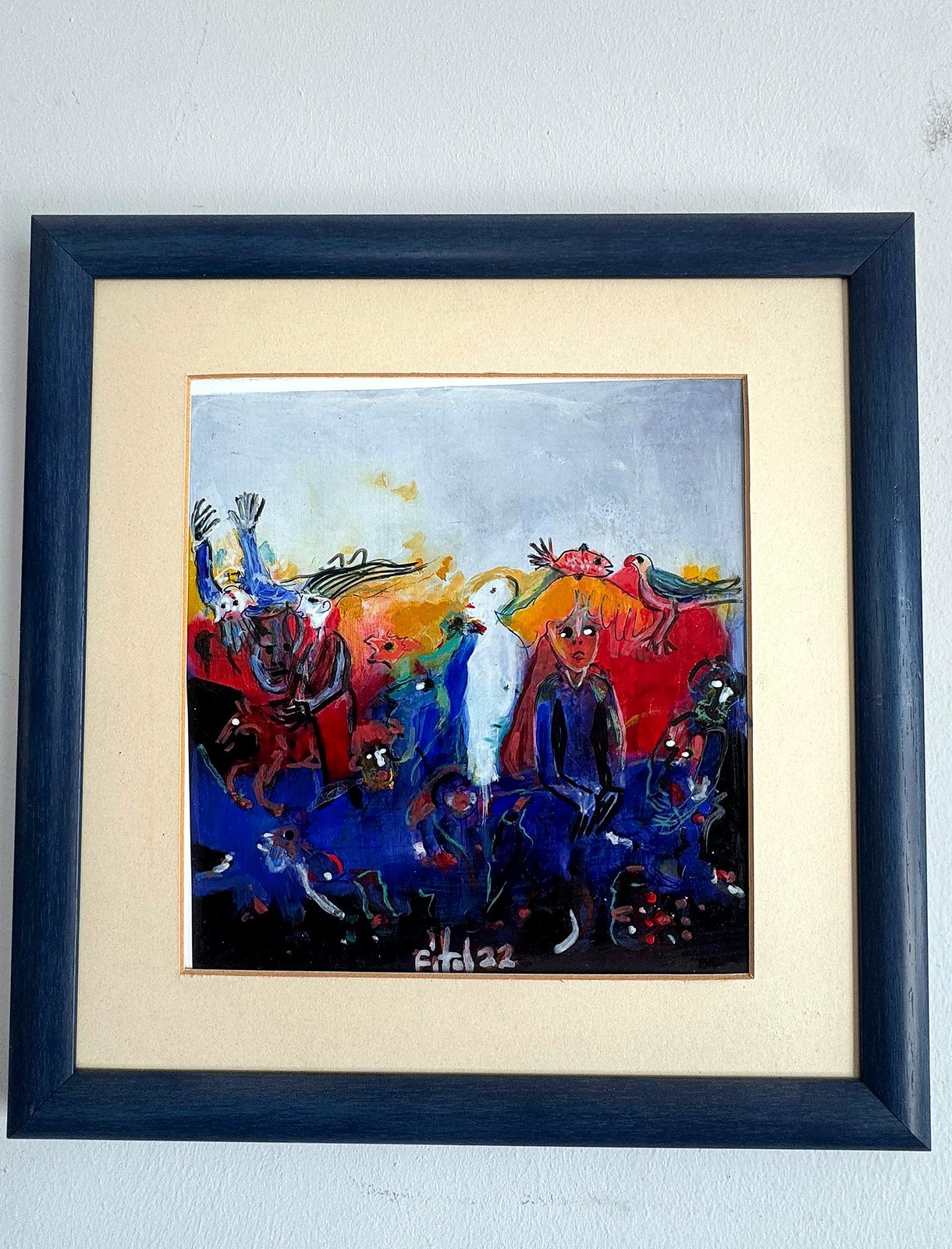 Night garden with birds, 2022 — Ahmet Fitoloğlu