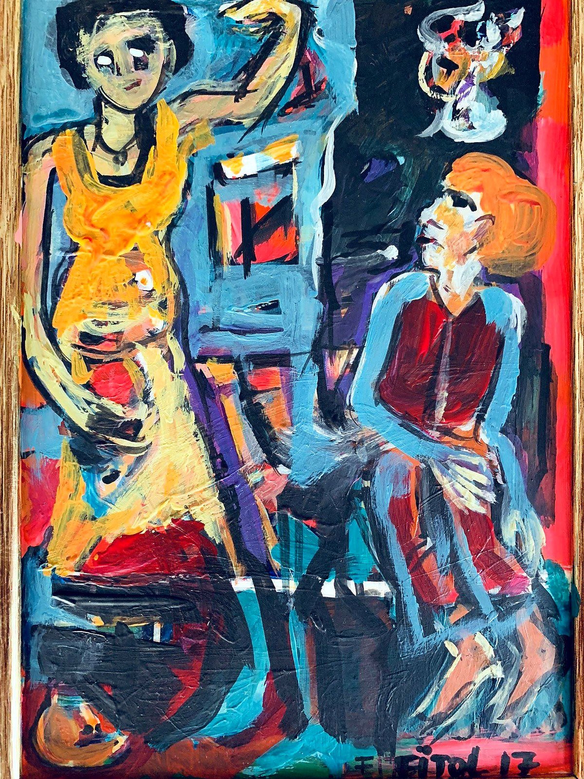 İç mekân, kadınlar — Ahmet Fitoloğlu