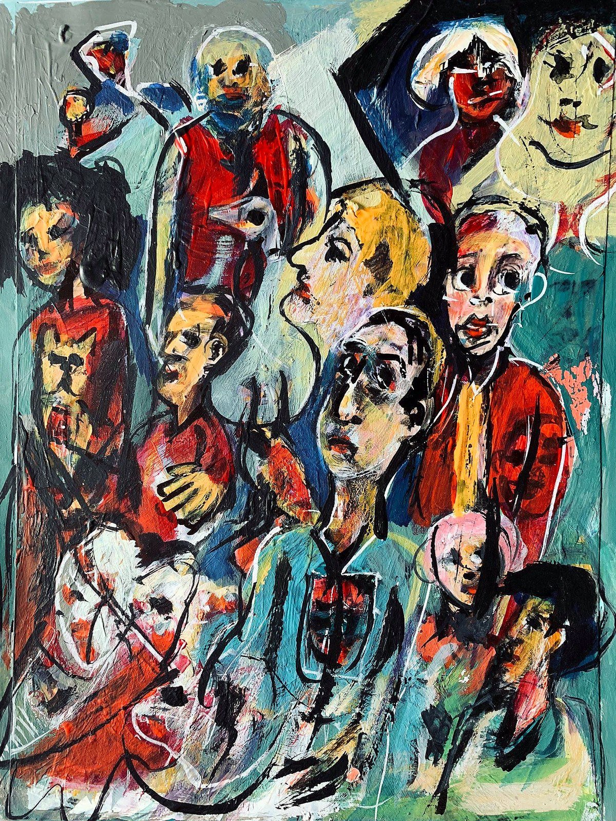 Kalabalık grup — Ahmet Fitoloğlu