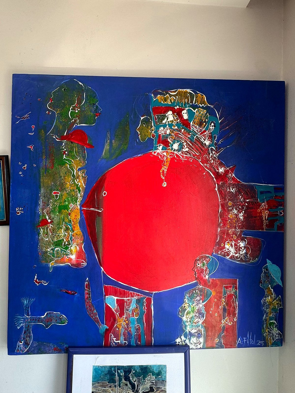 Great red circle, 2020 — Ahmet Fitoloğlu