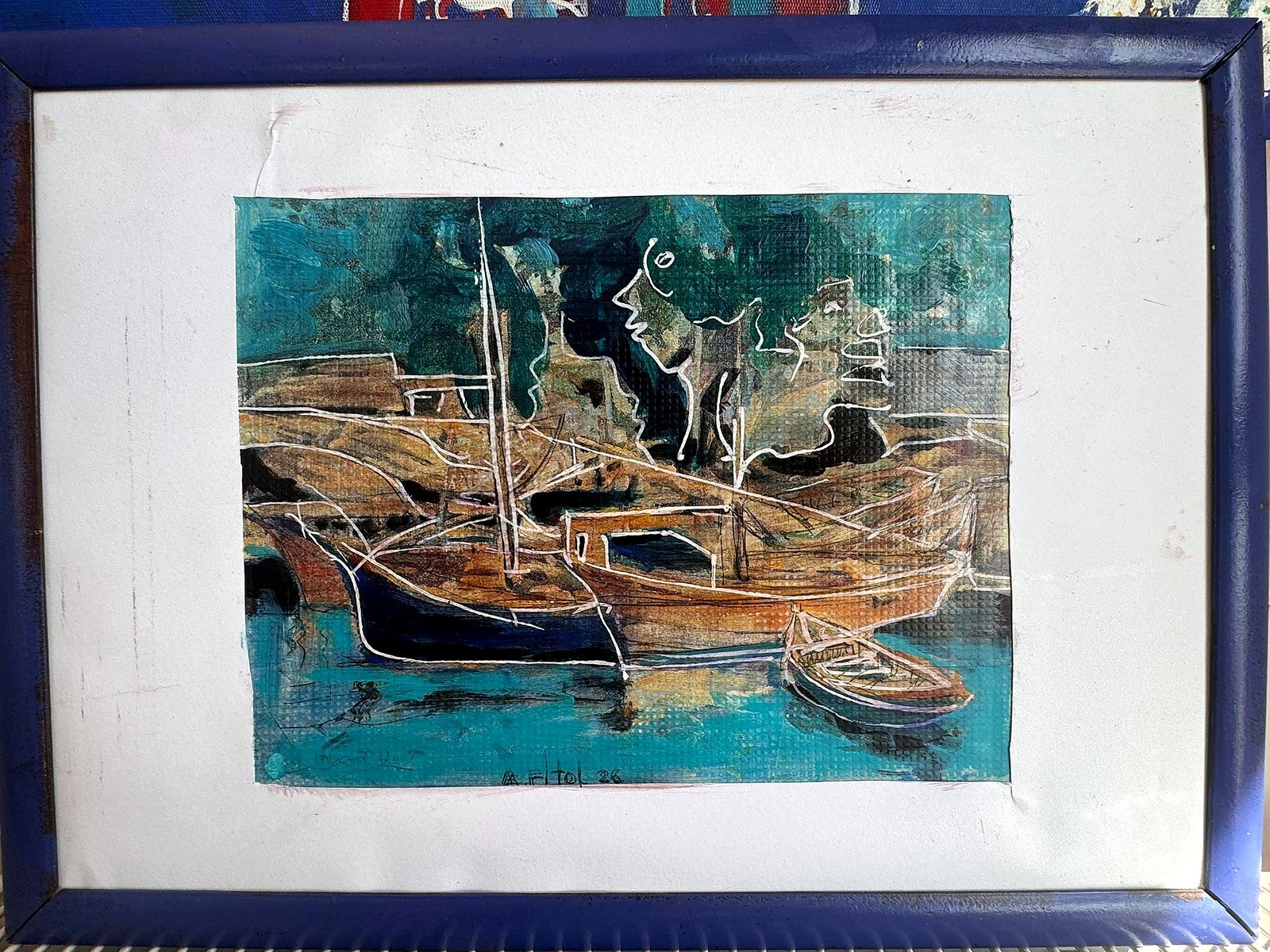 Harbour with boats — Ahmet Fitoloğlu