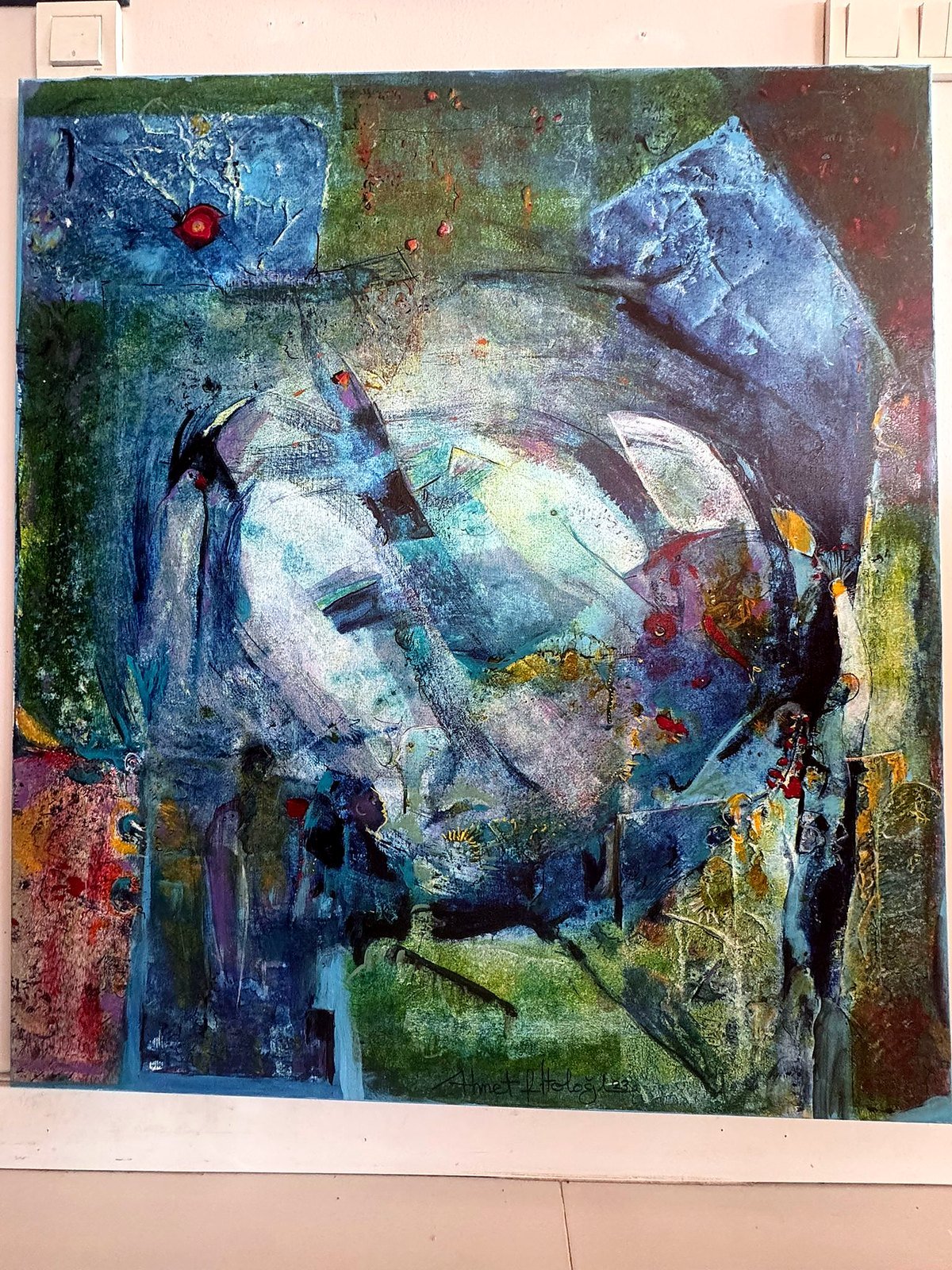 Abstract blue cloud — Ahmet Fitoloğlu