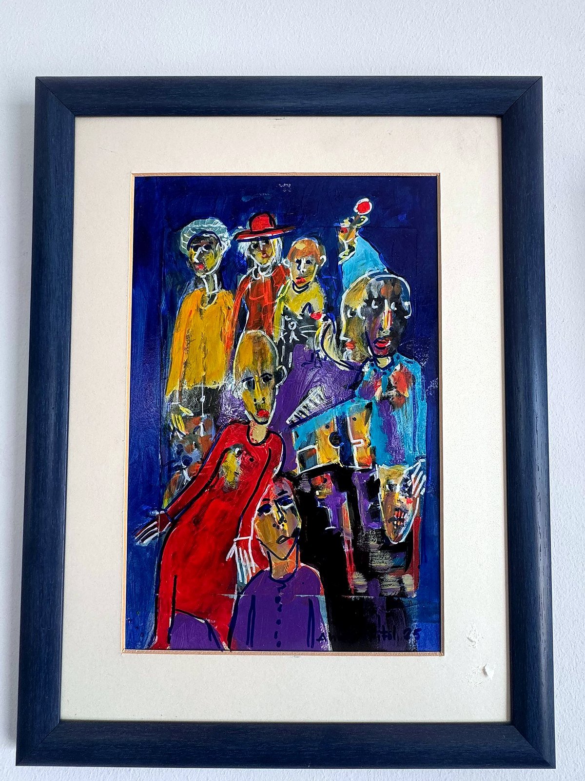 Dense crowd in blue, 2022 — Ahmet Fitoloğlu