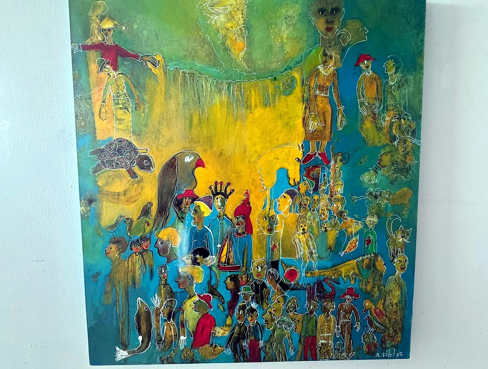 Great crowd of faces, 2025 — Ahmet Fitoloğlu